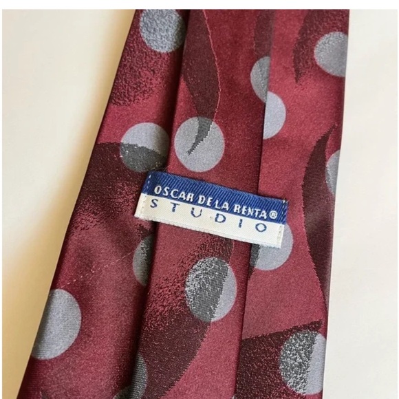 VTG Oscar De La Renta Studio Tie - Picture 4 of 4